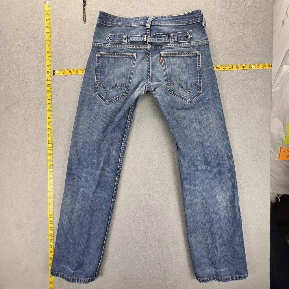Vintage Levis Engineered Jeans‎ Mens 30x32 Blue Buckle Back Honeycomb Zip Fly